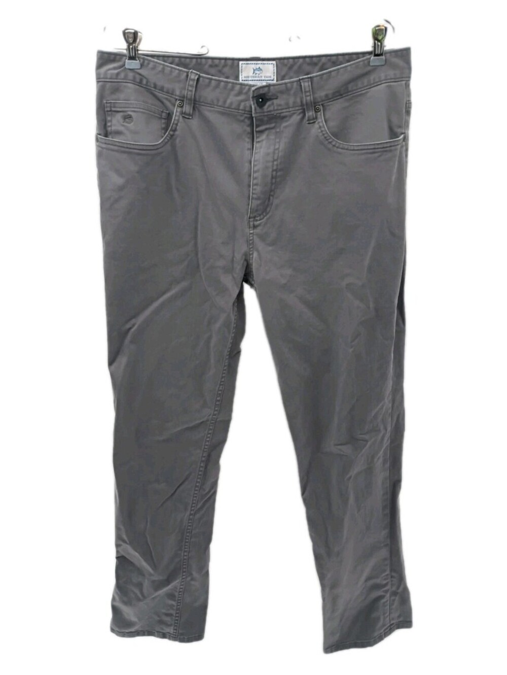 Southern Tide Pants Mens 34x32 Gray Straight Fit Casual Business Golf Stretch
